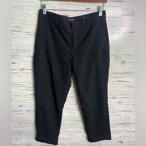 Banana Republic Ryan Trouser Pant Black Bi-Stretch 6 dress pants